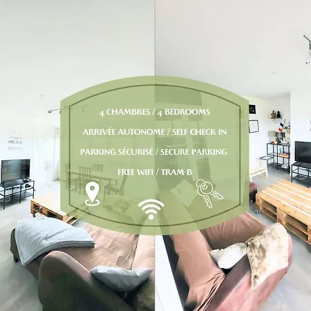 - - Close To Tram B - Wifi - Ref N1